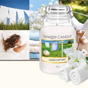 Yankee Candle Bougies YC Clean Cotton
