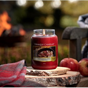 Candles Crisp Campfire Apples