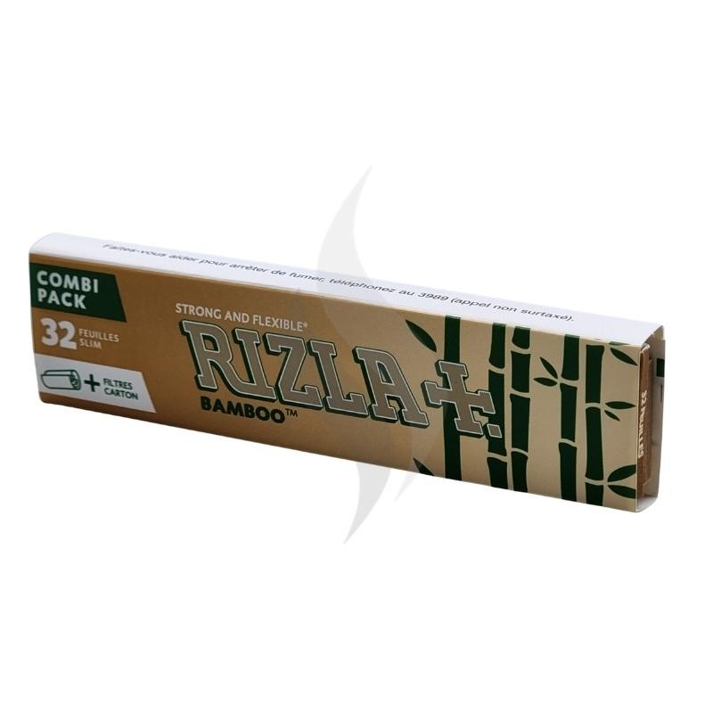 Rizla + Bamboo King Size long rolling papers with tips