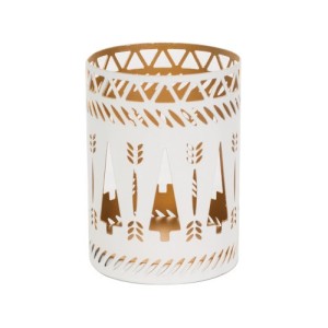 WoodWick Accessories Petite Candle Holder White Trees