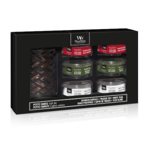 WoodWick Giftsets Deluxe Gift Set Six Petite Candle & holder Autumn/Winter