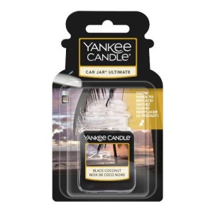 Yankee Candle Parfum Voiture Car Jar Ultimate Noix de Coco Noire