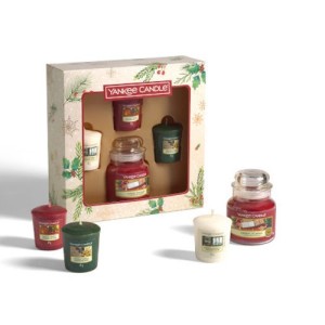 Yankee Candle Giftsets Magical Christmas Morning 1 Small Jar & 3 Votives