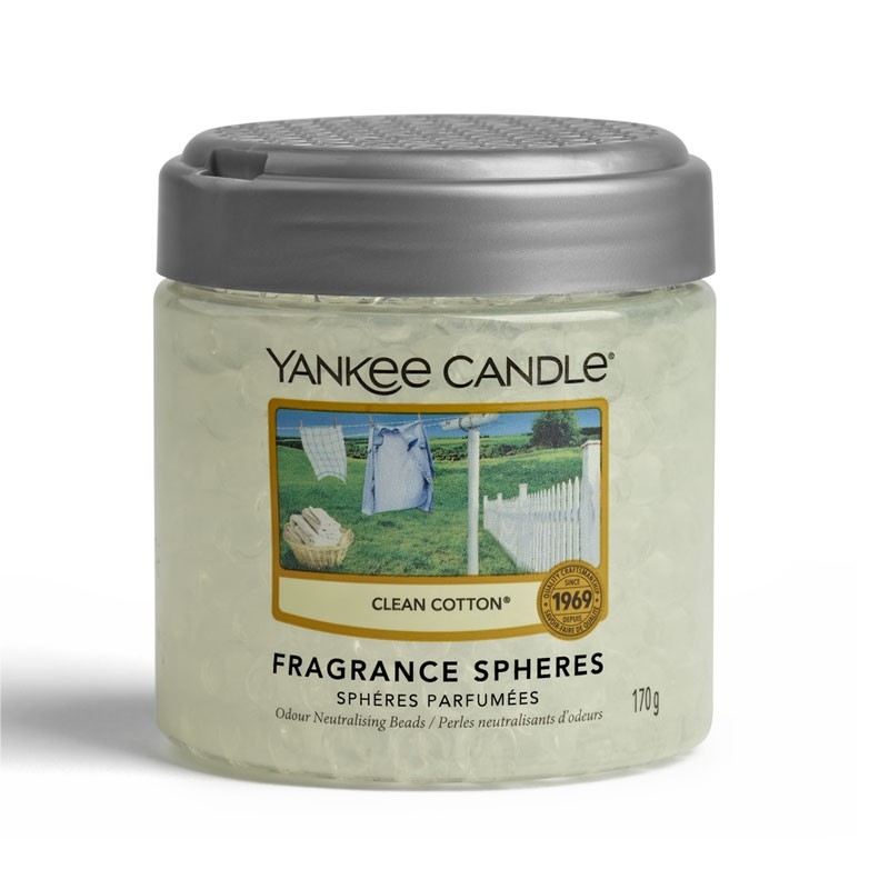 Yankee Candle Sphères parfumées Clean Cotton