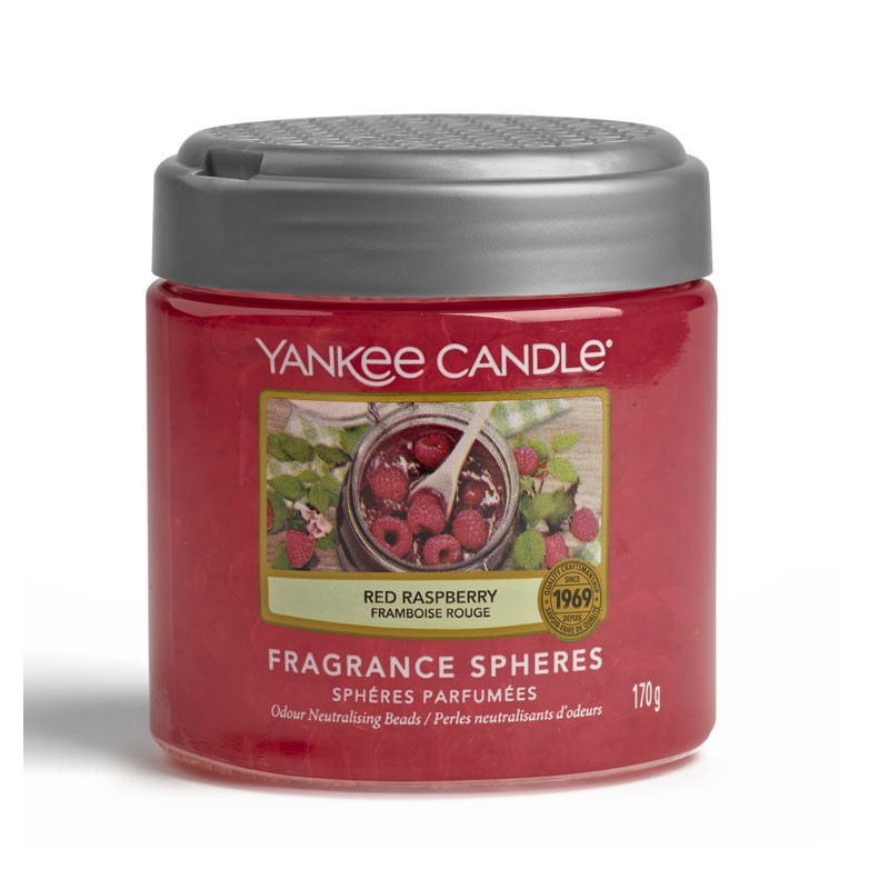 Yankee Candle Sphères parfumées Framboise Rouge