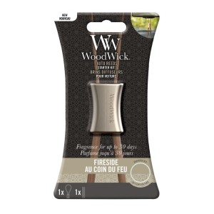 WoodWick Parfum Voiture Kit Démarrage Au Coin Du Feu