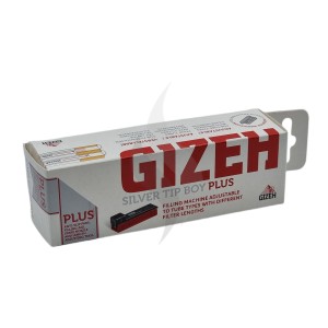 Manual Cigarette Injector Gizeh Silver Tip Boy Plus