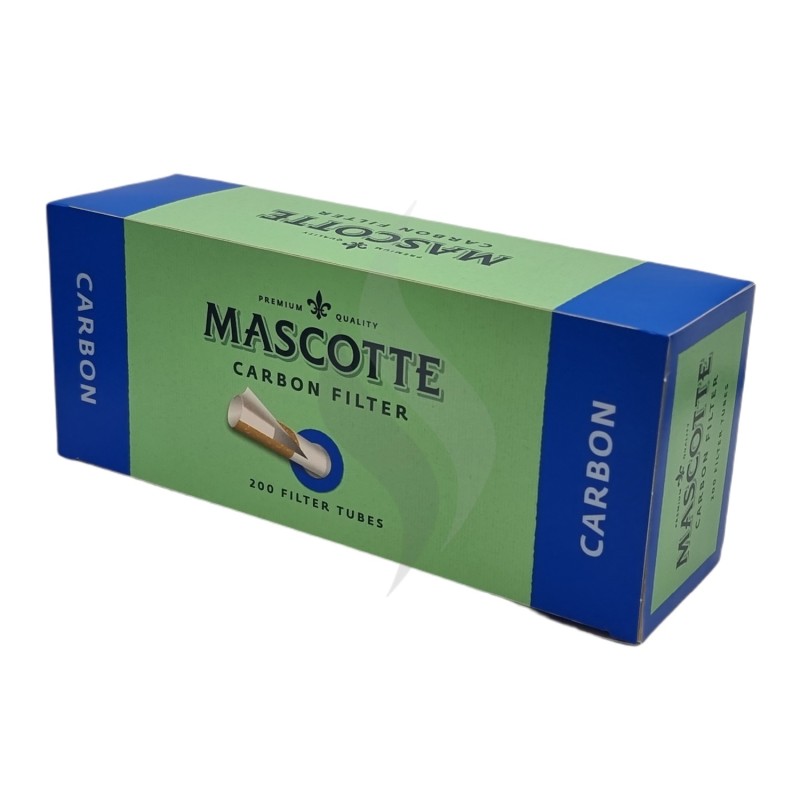 Cigarette filter tubes Mascotte Carbon 200 Tubes