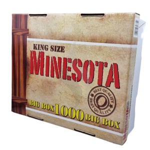 Sigaretten filterhulzen Minesota Big Box 1000 Hulzen