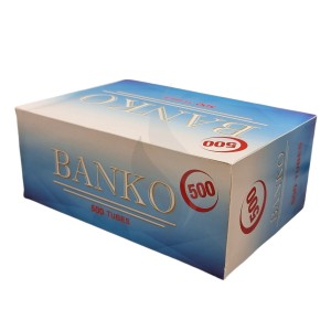 Sigaretten filterhulzen Banko 500 Hulzen