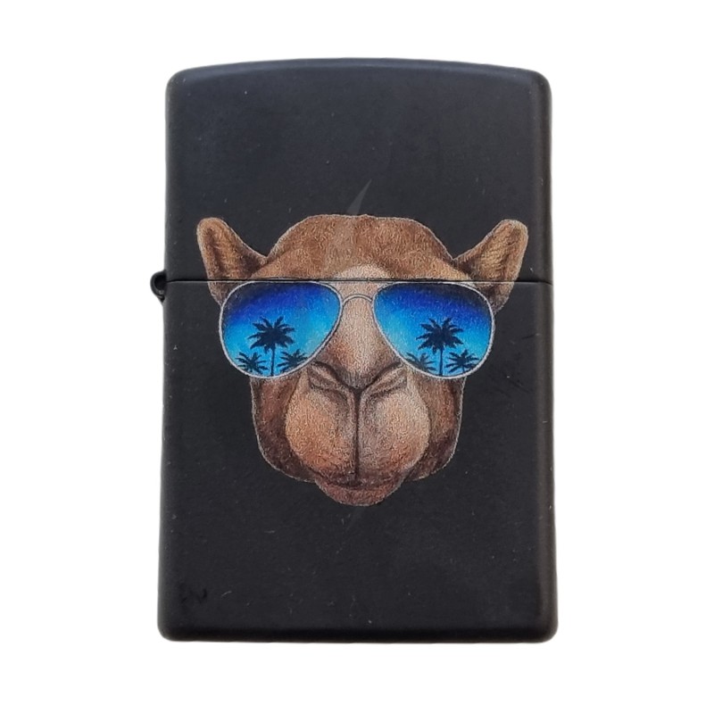 Aanstekers Zippo Camel With Blue Sunglasses
